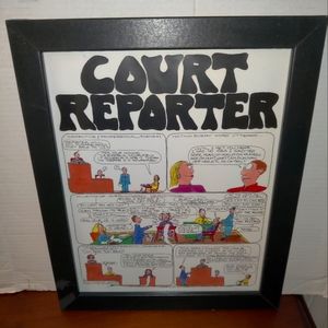 Court Reporter Comic